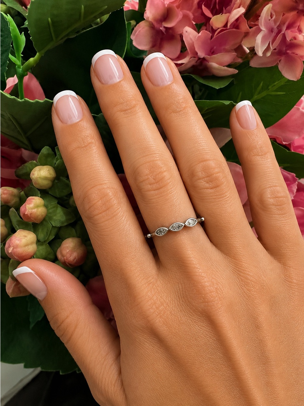 Freida Rothman TRIPLE MARQUISE RING in Silver Rhodium - Picture 5 of 16